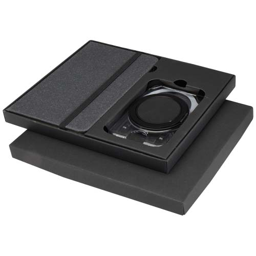 Coffret promotionnel carnet A6 et porte-cartes Kern Gris