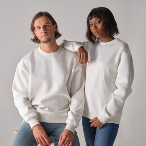 Sweat publicitaire col rond coton bio 340 g