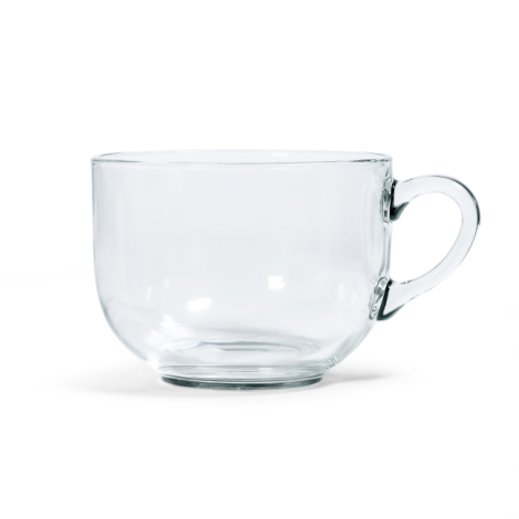 Tasse publicitaire en verre 700 ml Breakfast
