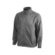 Veste softshell gris foncé présentée à plat sur fond blanc, aucune personnalisation visible.