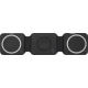 Vue intérieure d’un module noir du chargeur avec zone circulaire centrale et pictogramme de montre en partie inférieure, sans ma Vue intérieure d’un module noir du chargeur avec zone circulaire centrale et pictogramme de montre en partie inférieure, sans ma