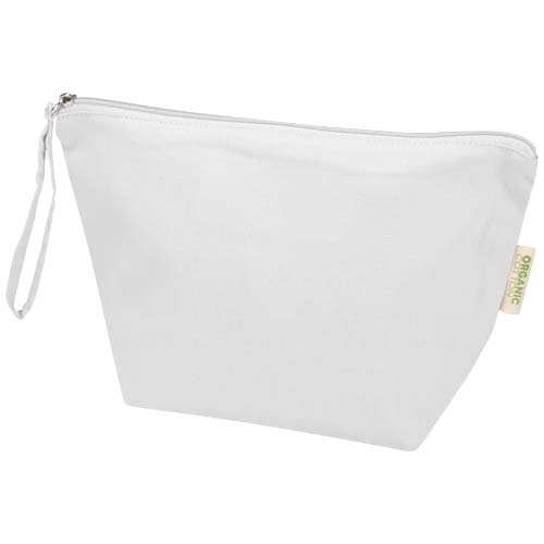 Pochette accessoires coton bio 180 g/m² personnalisée Odisha Blanc