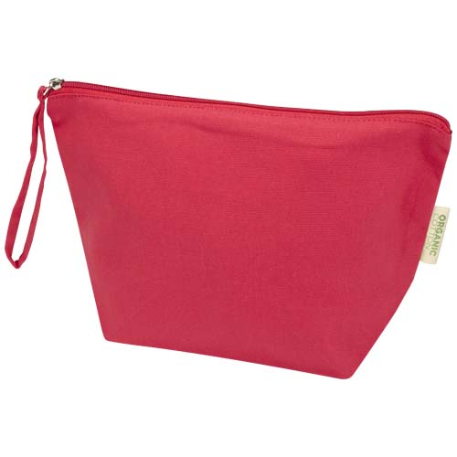 Pochette accessoires coton bio 180 g/m² personnalisée Odisha Rouge