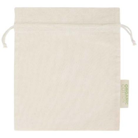 Pochon personnalisable coton organique 140 g/m² Odisha