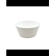 Bol blanc présenté à plat sur fond blanc, produit sans marquage apparent.