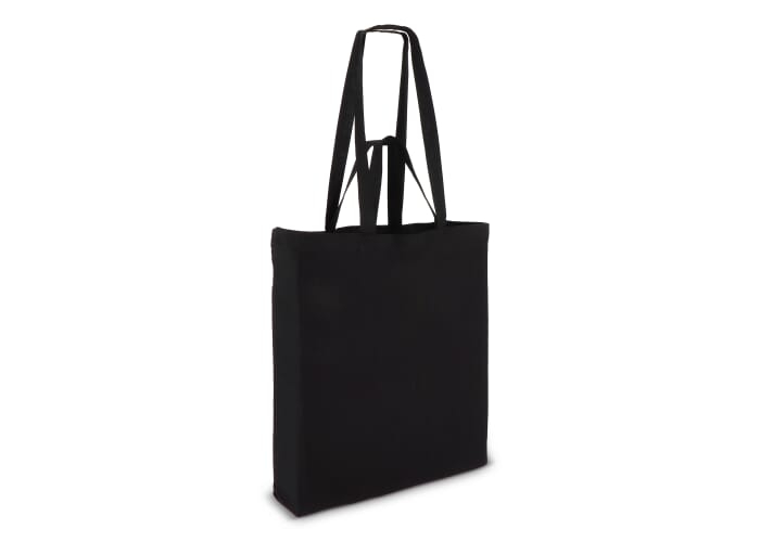 Sac publicitaire coton anses longues et courtes 140g Noir