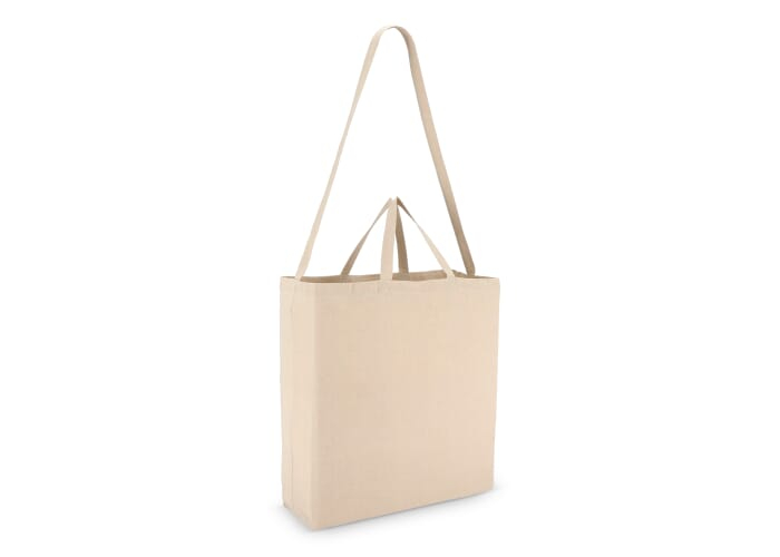 Sac personnalisé coton poignées longues et courtes 220g Ecru