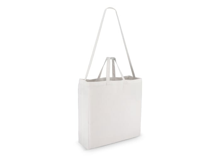 Sac personnalisable poignées longues et courtes coton 220g Blanc