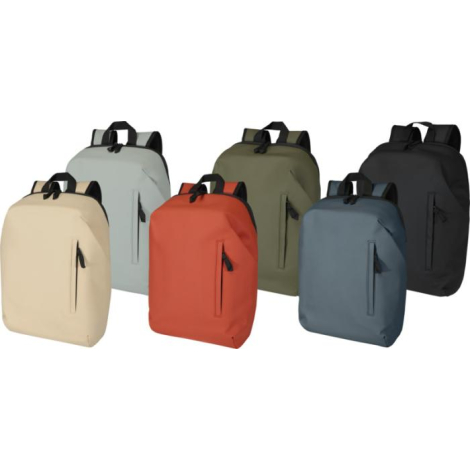 Ensemble de sacs à dos présentés dans plusieurs coloris avec poche frontale verticale, sans marquage visible.