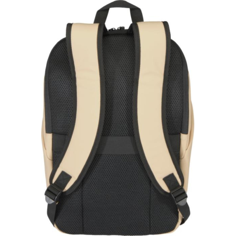 Vue rapprochée du panneau dorsal et des bretelles du sac à dos, sans marquage visible.