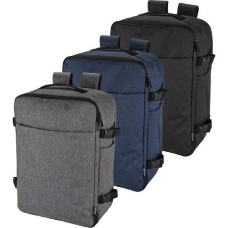 Trois sacs cabine présentés de face dans différentes couleurs, sans personnalisation visible.