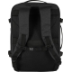 Vue arrière rapprochée du sac cabine montrant les bretelles rembourrées et le panneau dorsal respirant, sans marquage visible.