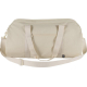 Sac week-end beige présenté de face avec bandoulière détachable visible, sans marquage visible.