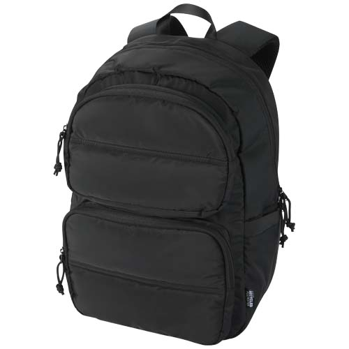 Sac à dos ordinateur 15,6" matelassé personnalisable Puffer Noir
