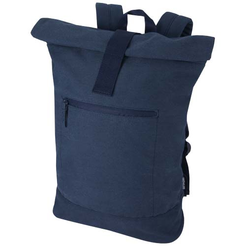 Sac à dos promotionnel rolltop ordinateur 14" Recanvas Marine