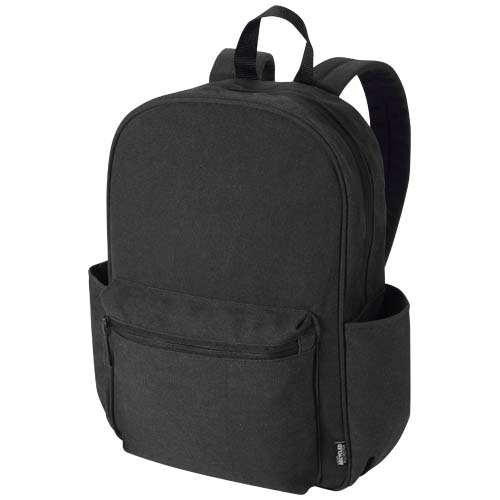 Sac à dos ordinateur 15,6" personnalisé en toile Recanvas Noir