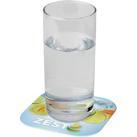 Sous-verre personnalisable carré résistant Lumin