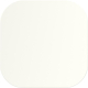 Dessous de verre carré blanc aux angles arrondis vu de dessus avec surface lisse unie, présenté sans marquage apparent. Dessous de verre carré blanc aux angles arrondis vu de dessus avec surface lisse unie, présenté sans marquage apparent.