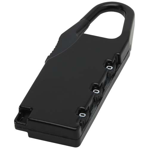 Cadenas pour bagage personnalisable à combinaison Traveler Noir