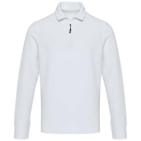 Polo personnalisé unisexe demi-zip en coton 245 g/m² demi-zip Zeus