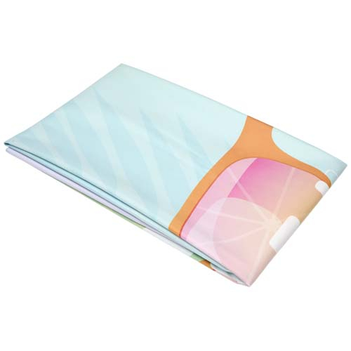 Serviette microfibre 90 x 150 cm à personnaliser Tulsi Blanc
