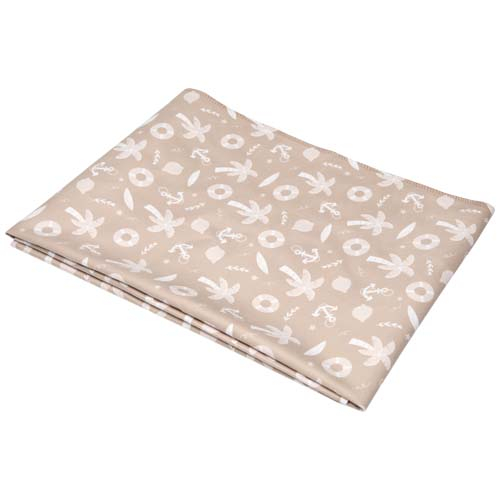 Serviette microfibre promotionnelle 50 x 100 cm Floret Blanc