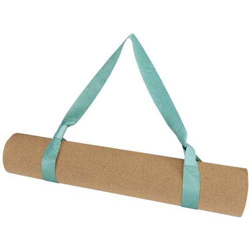 Sangle personnalisable pour tapis de yoga polyester Uni Blanc