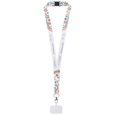 Lanyard porte-téléphone promotionnel PET recyclé Addie