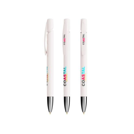 Stylo bille publicitaire plastique rechargeable BIC® Media Clic Advance