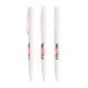 Trois stylos BIC Media Clic Ecolutions Plus noirs alignés avec clip noir et pointe métallique, sans personnalisation apparente s Trois stylos BIC Media Clic Ecolutions Plus noirs alignés avec clip noir et pointe métallique, sans personnalisation apparente s