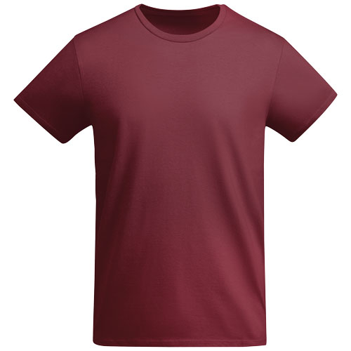 T-shirt homme promotionnel coton bio 175g Breda Roly Grenat