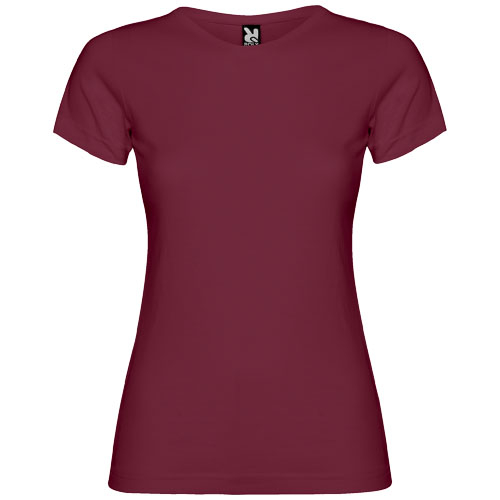 T-shirt coton 155g promotionnel femme Jamaica Roly Grenat