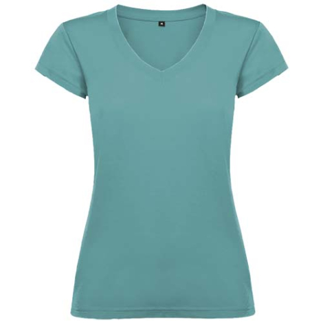 T-shirt publicitaire 155g femme col V Victoria Roly