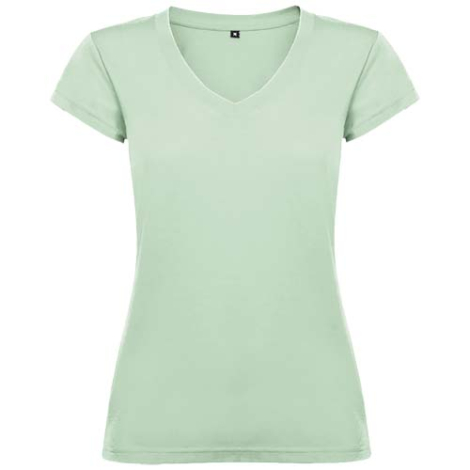 T-shirt publicitaire 155g femme col V Victoria Roly