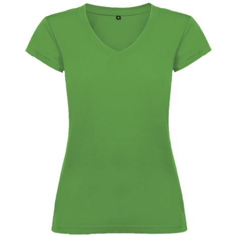 T-shirt publicitaire 155g femme col V Victoria Roly