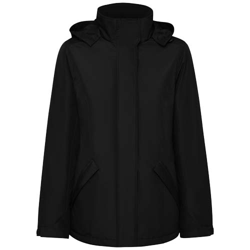 Parka personnalisée femme matelassée imperméable America Noir