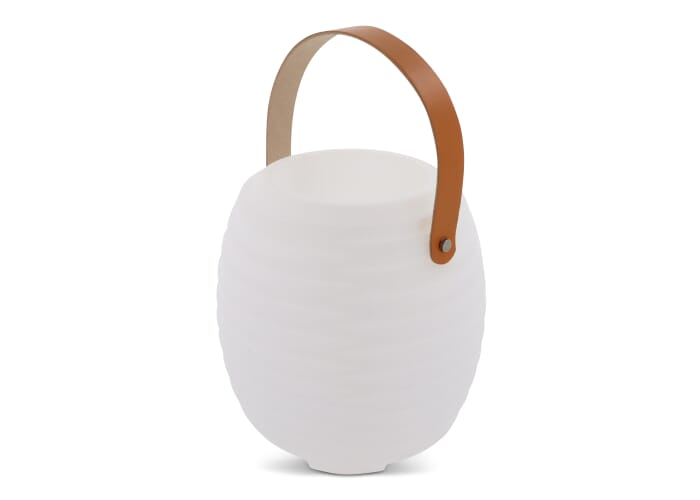 Refroidisseur bouteille publicitaire 3-en-1 CoolLux Blanc