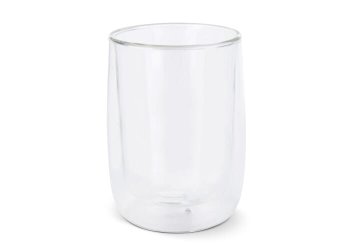Verre à café double paroi 320ml personnalisé Marian Transparent