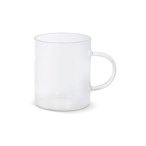 Mug en verre promotionnel 180 ml avec anse Vardez