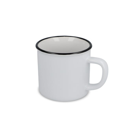 Tasse publicitaire en céramique style émail 280ml