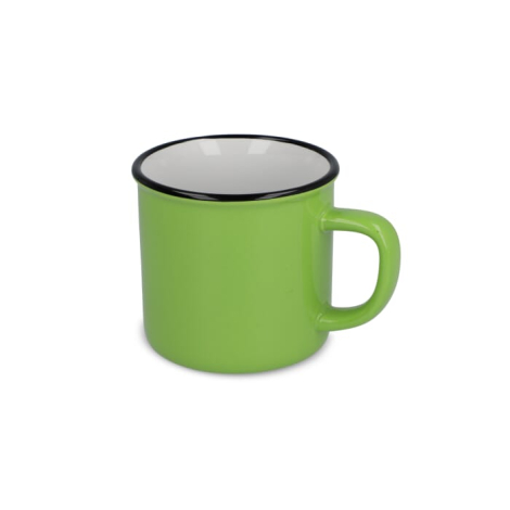 Tasse publicitaire en céramique style émail 280ml
