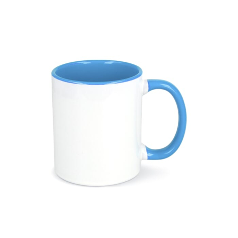Mug intérieur et anse colorés à personnaliser 300ml Oslo