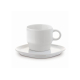 Tasse et soucoupe publicitaire 180 ml - Satellite