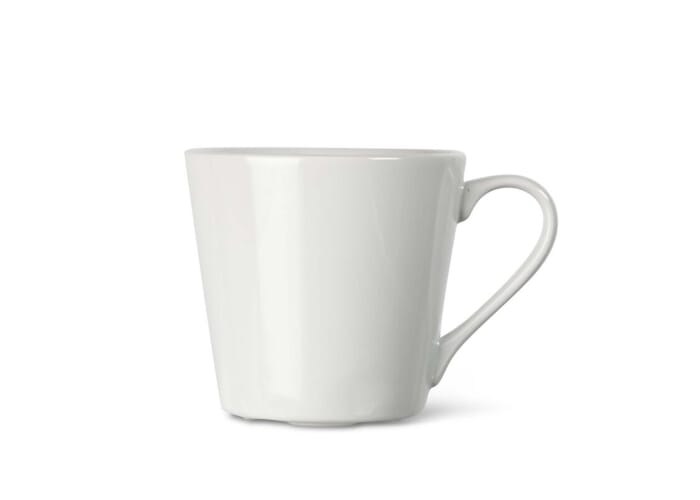 Mug 200 ml en grès à personnaliser Sagaform Brazil Blanc