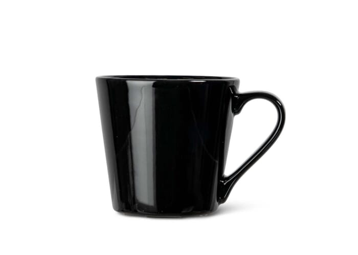 Mug 200 ml en grès à personnaliser Sagaform Brazil Noir
