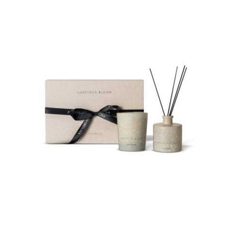 Coffret bougie/diffuseur personnalisé Luscious Bloom Victorian