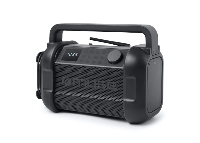 Radio de travail publicitaire avec bluetooth 20W radio FM Muse Noir