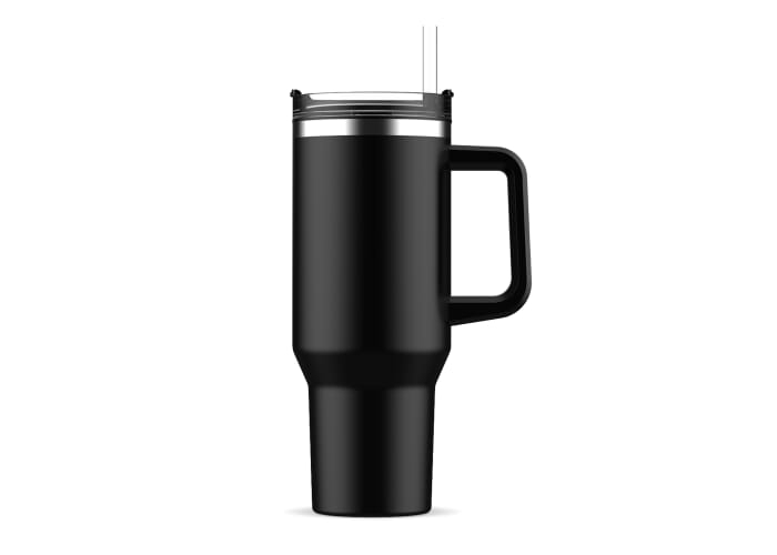 Mug publicitaire isotherme 1,2L Ozzy Noir