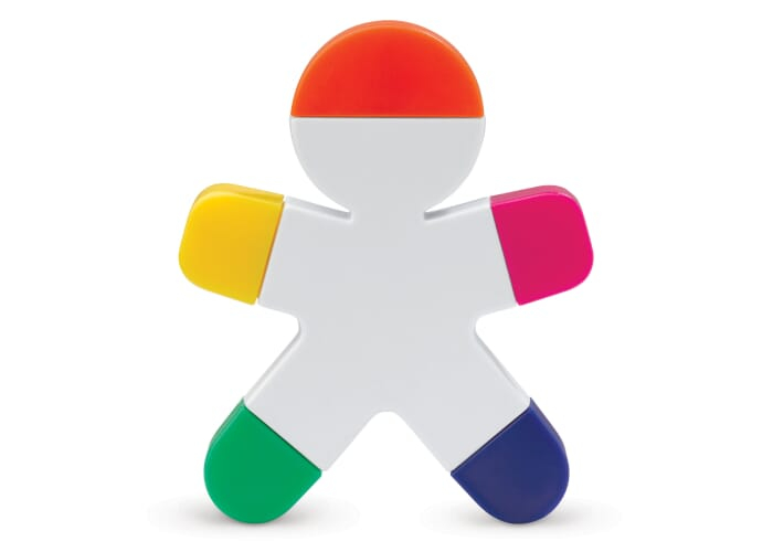 Surligneur publicitaire BONHOMME Blanc