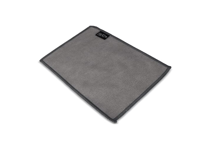 Chiffon de nettoyage personnalisé en microfibre rPET GRS Blanc